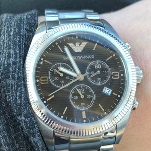 Men’s Armani chronograph watch